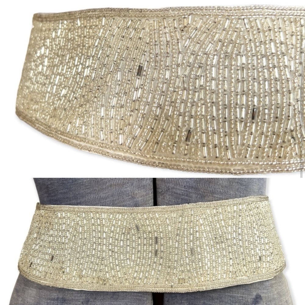 Vintage Jeromes Bead Embellished Belt